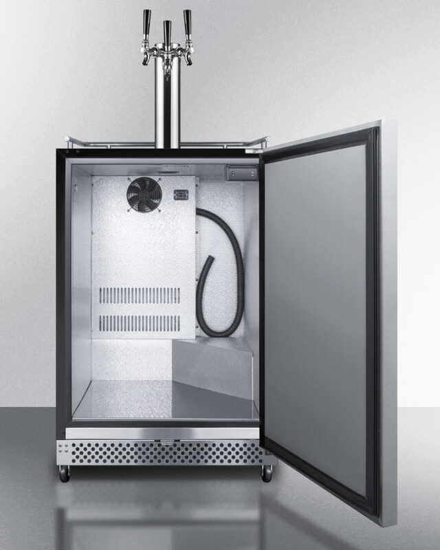 24" Wide Built-In Outdoor Kegerator SBC696OSTRIPLE