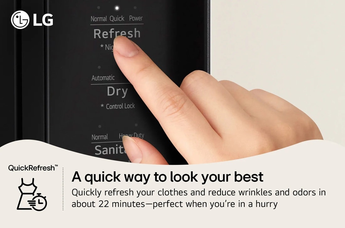 LG Styler® Smart Steam Closet with Dual TrueSteam® Technology and Dynamic MovingHanger™ SC5MAR4G