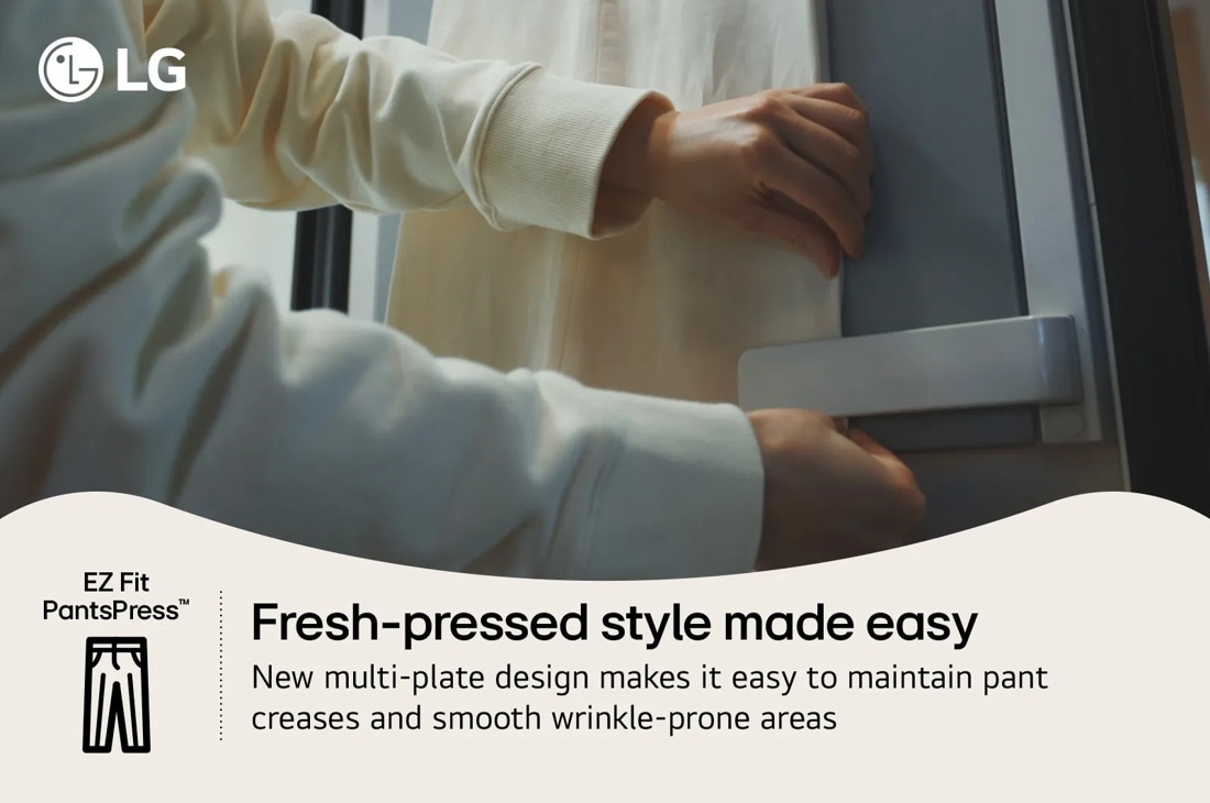 LG Styler® Smart Steam Closet with Dual TrueSteam® Technology and Dynamic MovingHanger™ SC5MAR4G