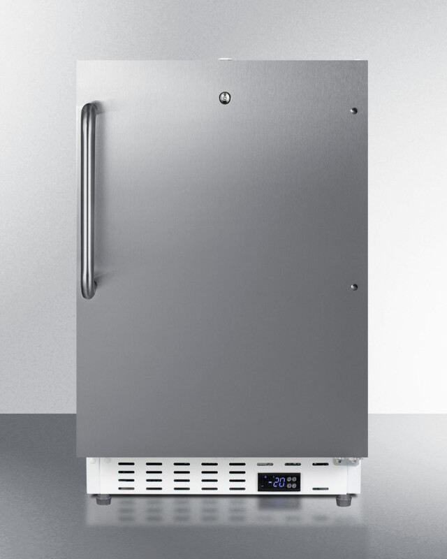 20" Wide Built-In Commercial All-Freezer, ADA Compliant SCF505SSTBADA