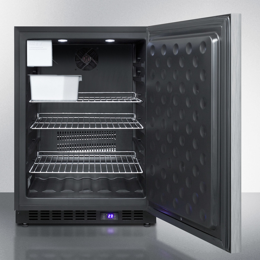 24" Wide Built-In All-Freezer With Icemaker SCFF53BXCSSHHIM