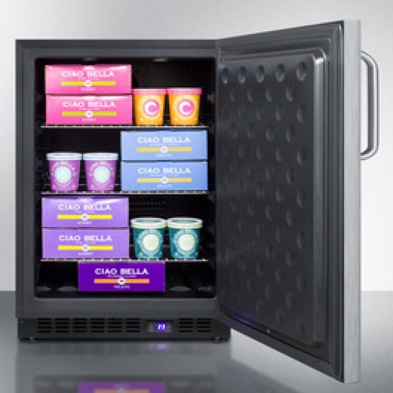 24" Wide Built-In All-Freezer SCFF53BXCSSTB