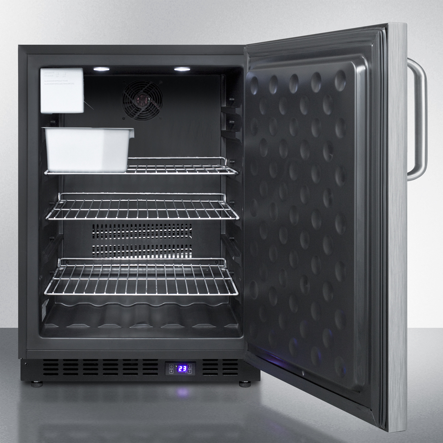 24" Wide Built-In All-Freezer With Icemaker SCFF53BXCSSTBIM
