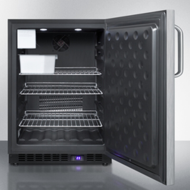 24" Wide Built-In All-Freezer With Icemaker SCFF53BXCSSTBIM