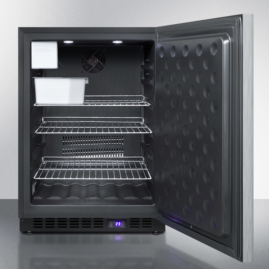 24" Wide Built-In All-Freezer With Icemaker SCFF53BXSSHHIM