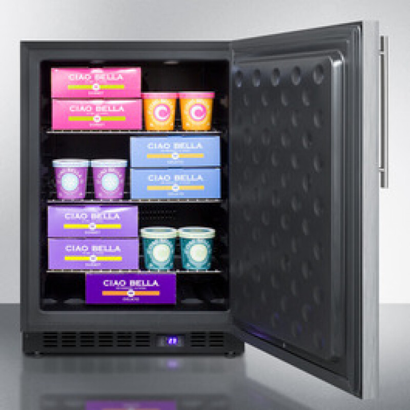 24" Wide Built-In All-Freezer SCFF53BXSSHV