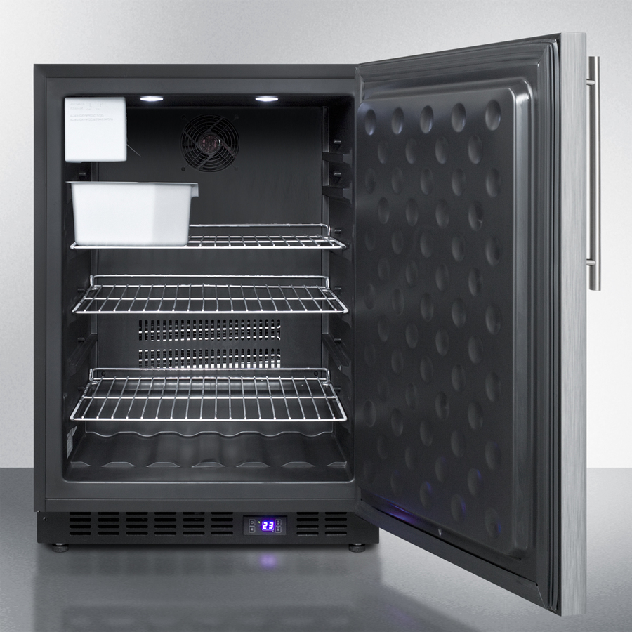 24" Wide Built-In All-Freezer With Icemaker SCFF53BXSSHVIM