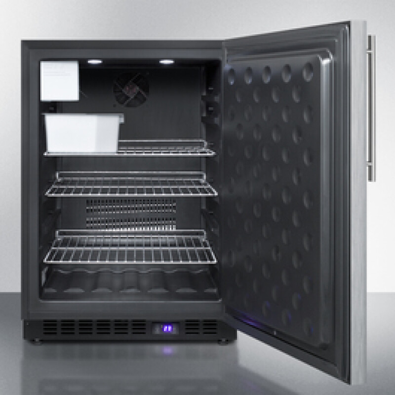 24" Wide Built-In All-Freezer With Icemaker SCFF53BXSSHVIM