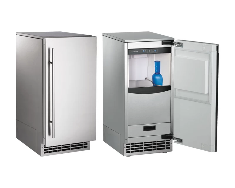 Scotsman 15" Undercounter Automatic "Nugget" Ice Machine with Stainless Cabinet and Stainless Door with Stainless Handle Panel Ready SCN60PA1SS Picture 1