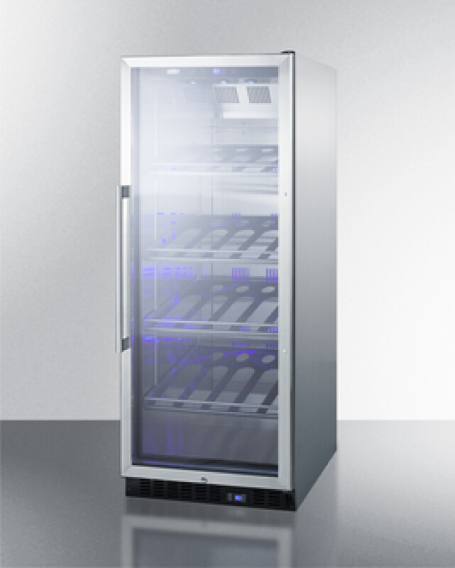 24" Wide Single Zone Commercial Wine Cellar SCR1156CHCSS