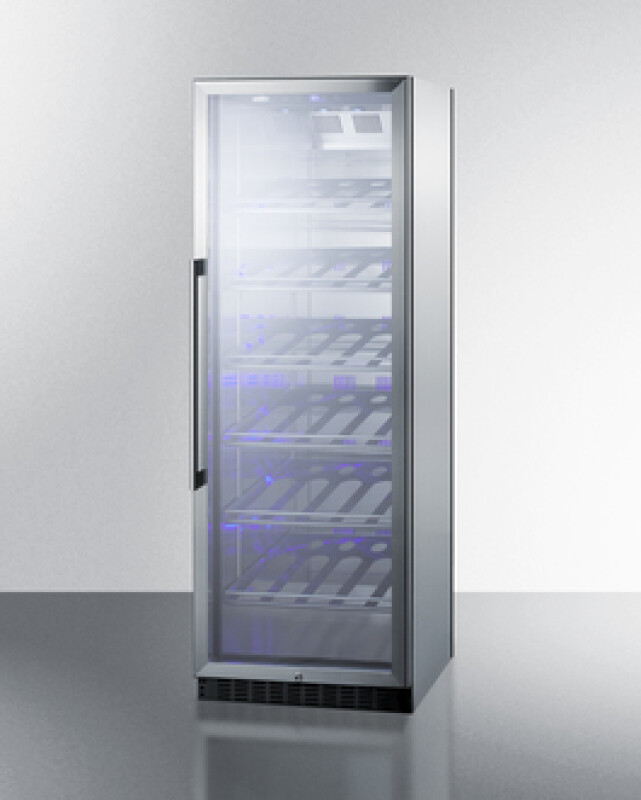 24" Wide Single Zone Commercial Wine Cellar SCR1401CHCSS