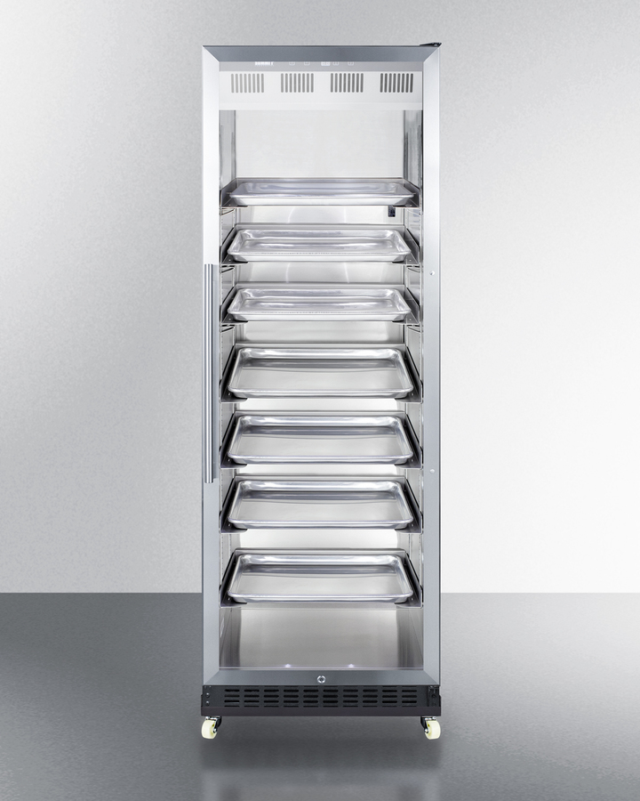 24" Wide Mini Reach-In Beverage Center with Dolly SCR1401RI