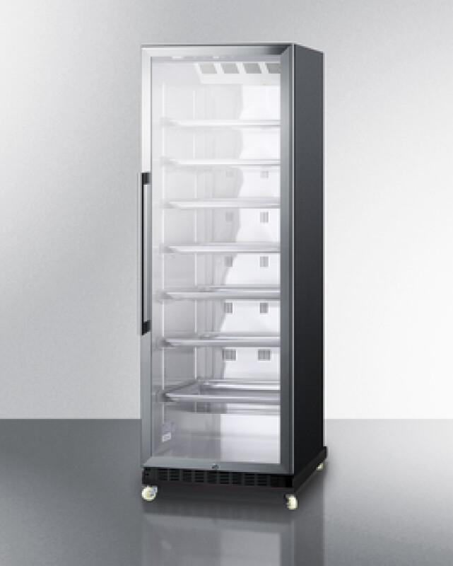 24" Wide Mini Reach-In Beverage Center with Dolly SCR1401RI
