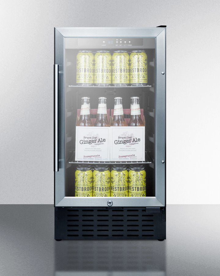 18" Wide Built-In Beverage Center SCR1841BCSS