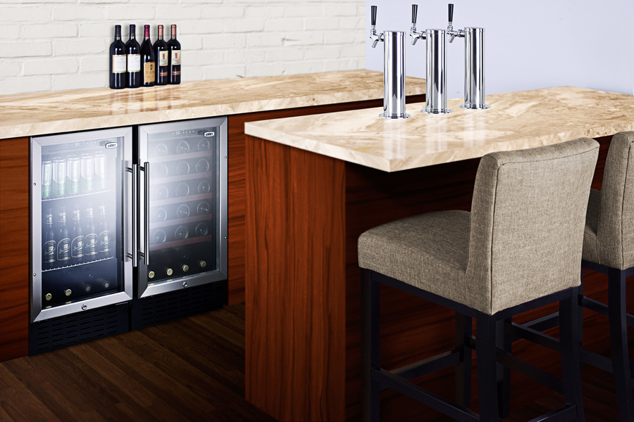 18" Wide Built-In Beverage Center SCR1841BCSS