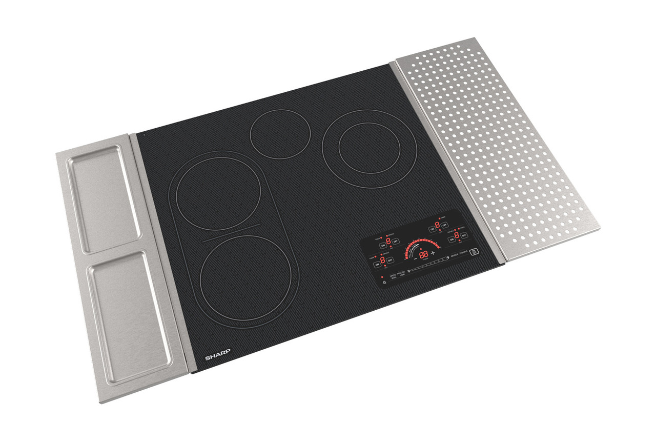 24 In. Drop-in Radiant Cooktop With Side Accessories SCR2442FB