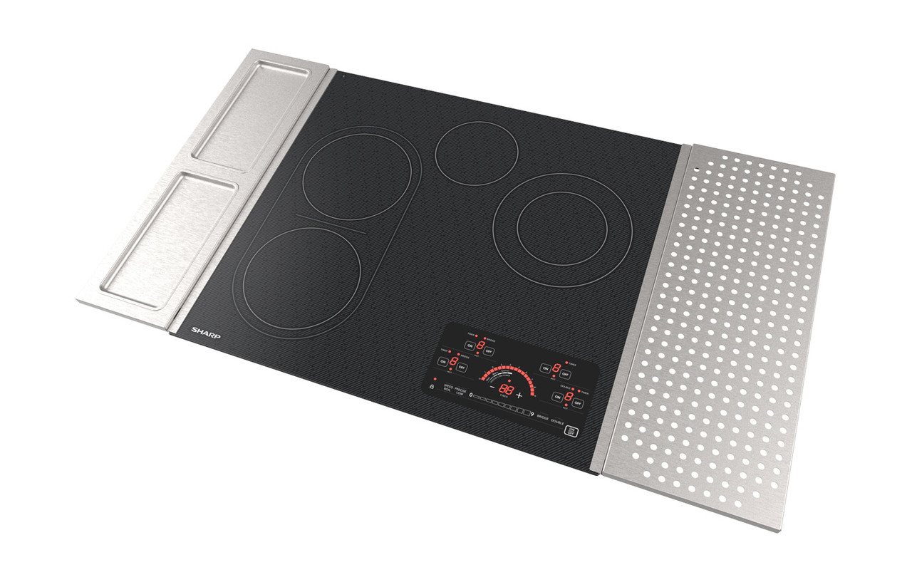 24 In. Drop-in Radiant Cooktop With Side Accessories SCR2442FB