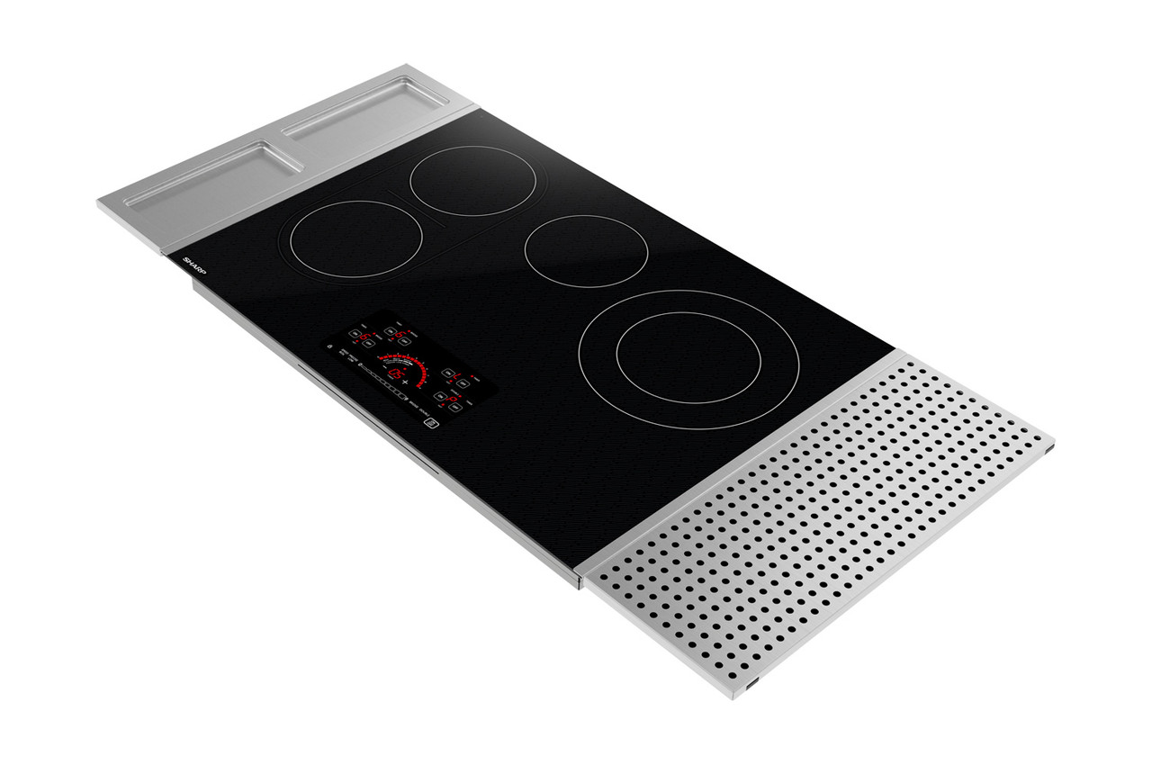 30 In. Drop-in Radiant Cooktop With Side Accessories SCR3042FB