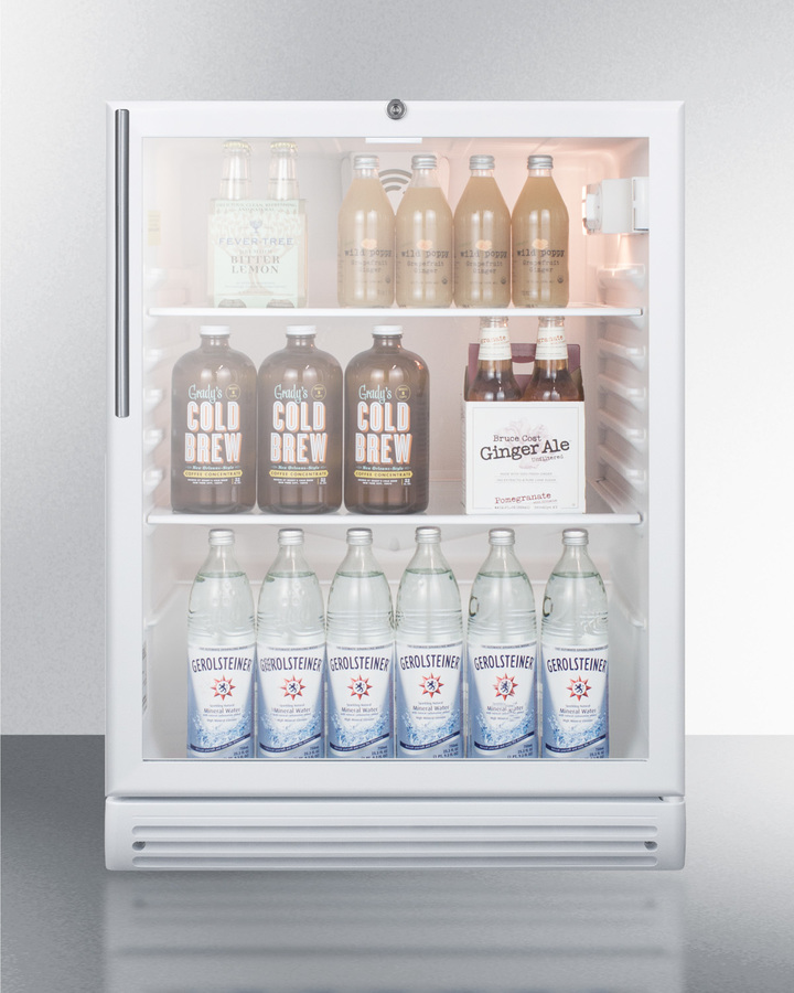 24" Wide Beverage Center, ADA Compliant SCR600GLHVADA