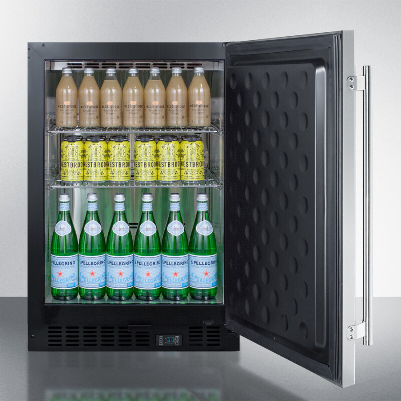 24" Wide Built-In Beverage Center SCR610BLSD