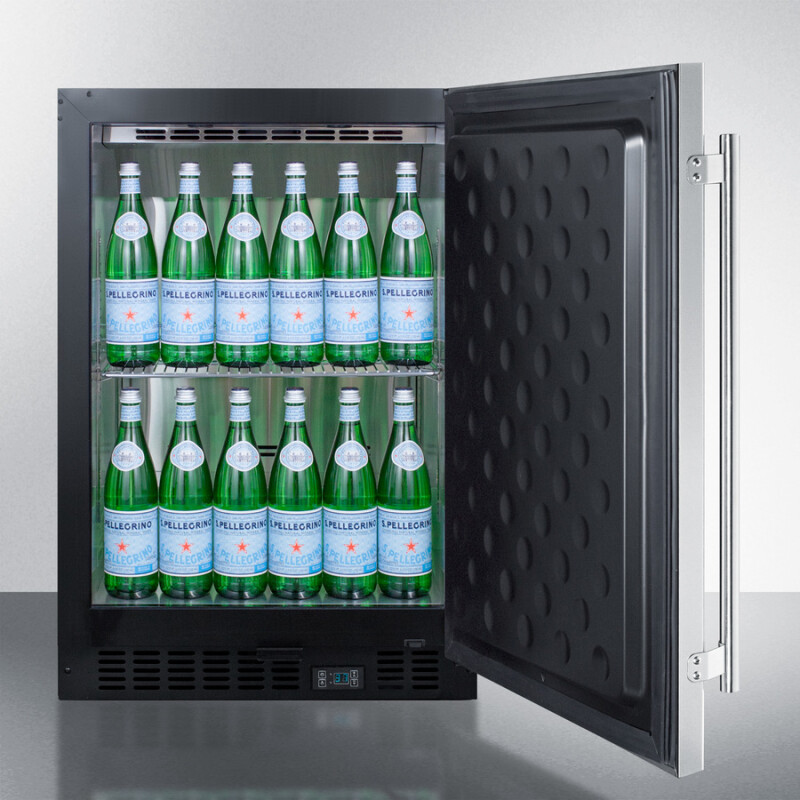 24" Wide Built-In Beverage Center SCR610BLSD