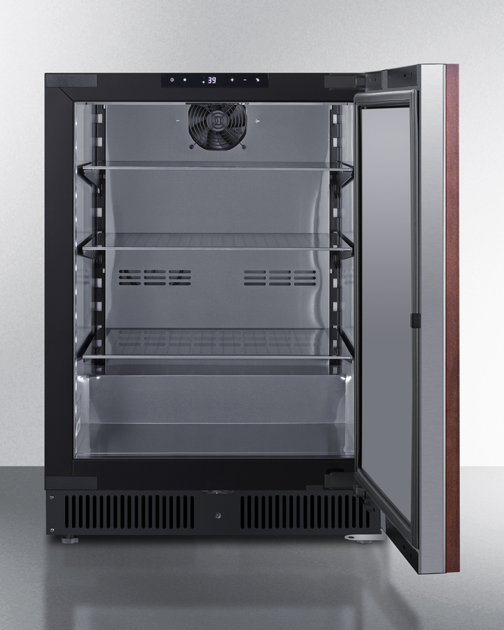 24" Wide Built-In Beverage Center (Panel Not Included) SCR610BLSDIF