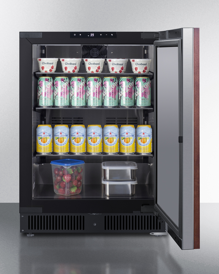 24" Wide Built-In Beverage Center (Panel Not Included) SCR610BLSDIF