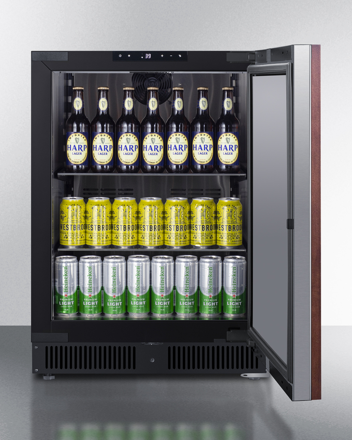 24" Wide Built-In Beverage Center (Panel Not Included) SCR610BLSDIF