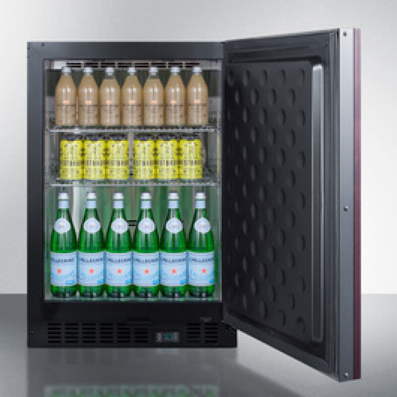 24" Wide Built-In Beverage Center (Panel Not Included) SCR610BLSDIF