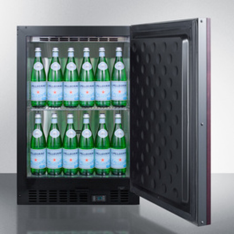 24" Wide Built-In Beverage Center (Panel Not Included) SCR610BLSDIF