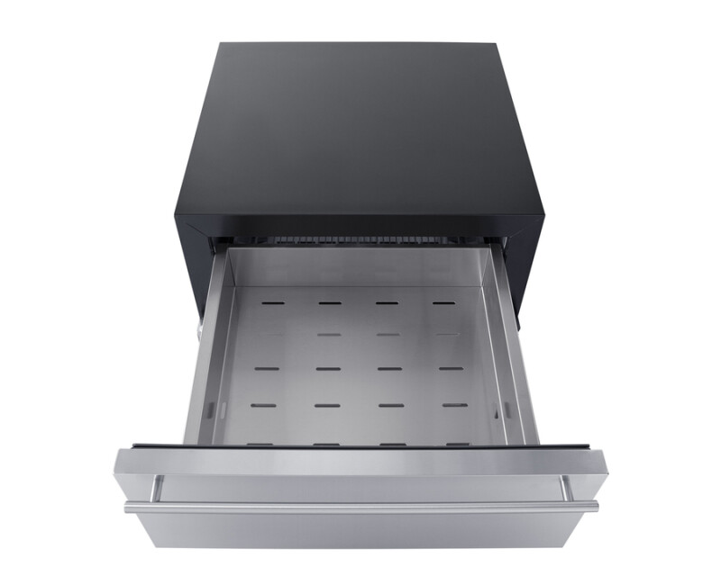 24" Wide Built-In Commercial Beverage Refrigerator With Top Drawer SCR615TD