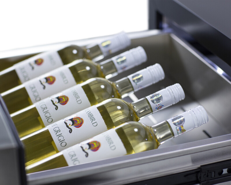 24" Wide Built-In Commercial Beverage Refrigerator With Top Drawer SCR615TD