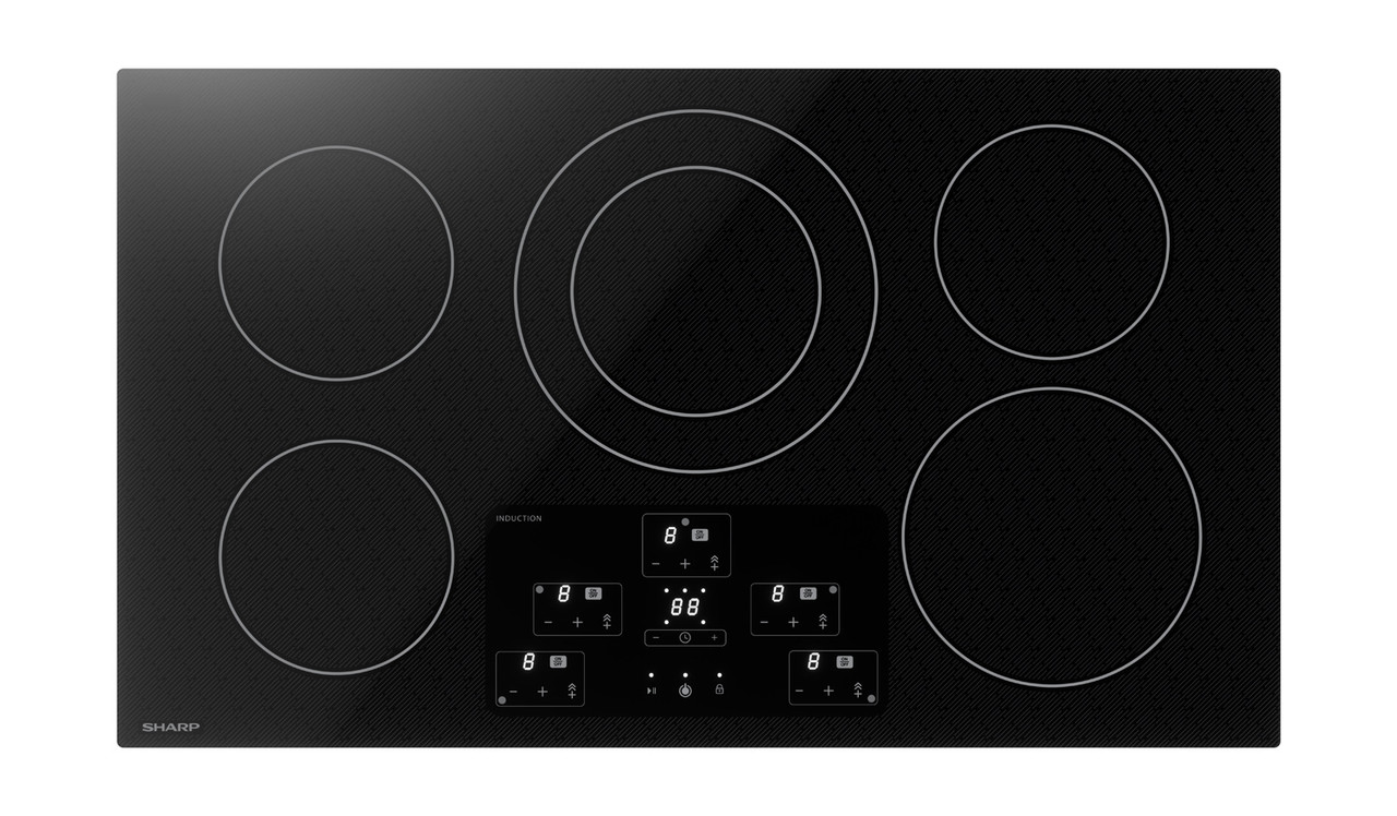 36 in. width Induction Cooktop, European Black Mirror Finish Made with Premium SCHOTT Glass SDH3652DB