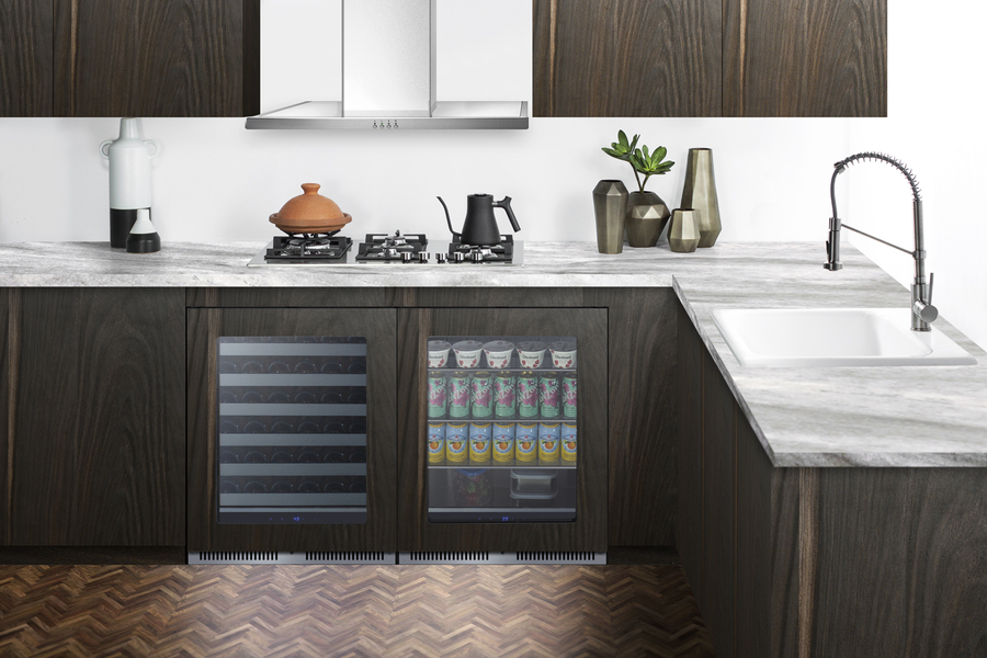 24" Wide Built-In Wine Cellar (Panel Not Included) SDHW2442PNRLHD