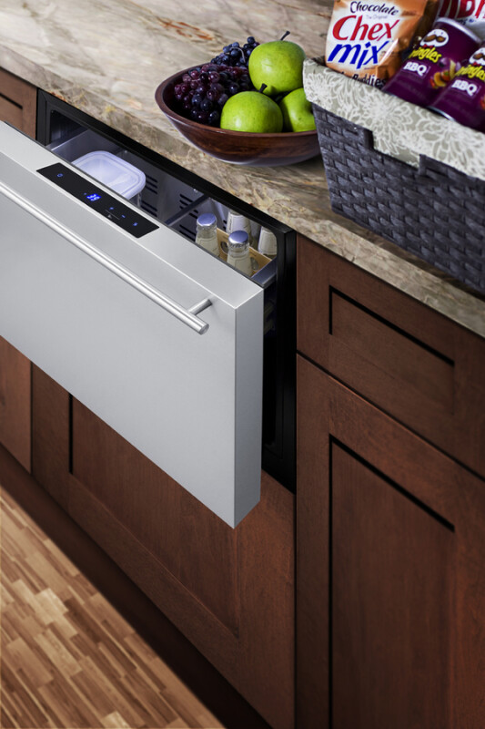 24" Wide Built-In Outdoor Drawer Refrigerator SDR241OS