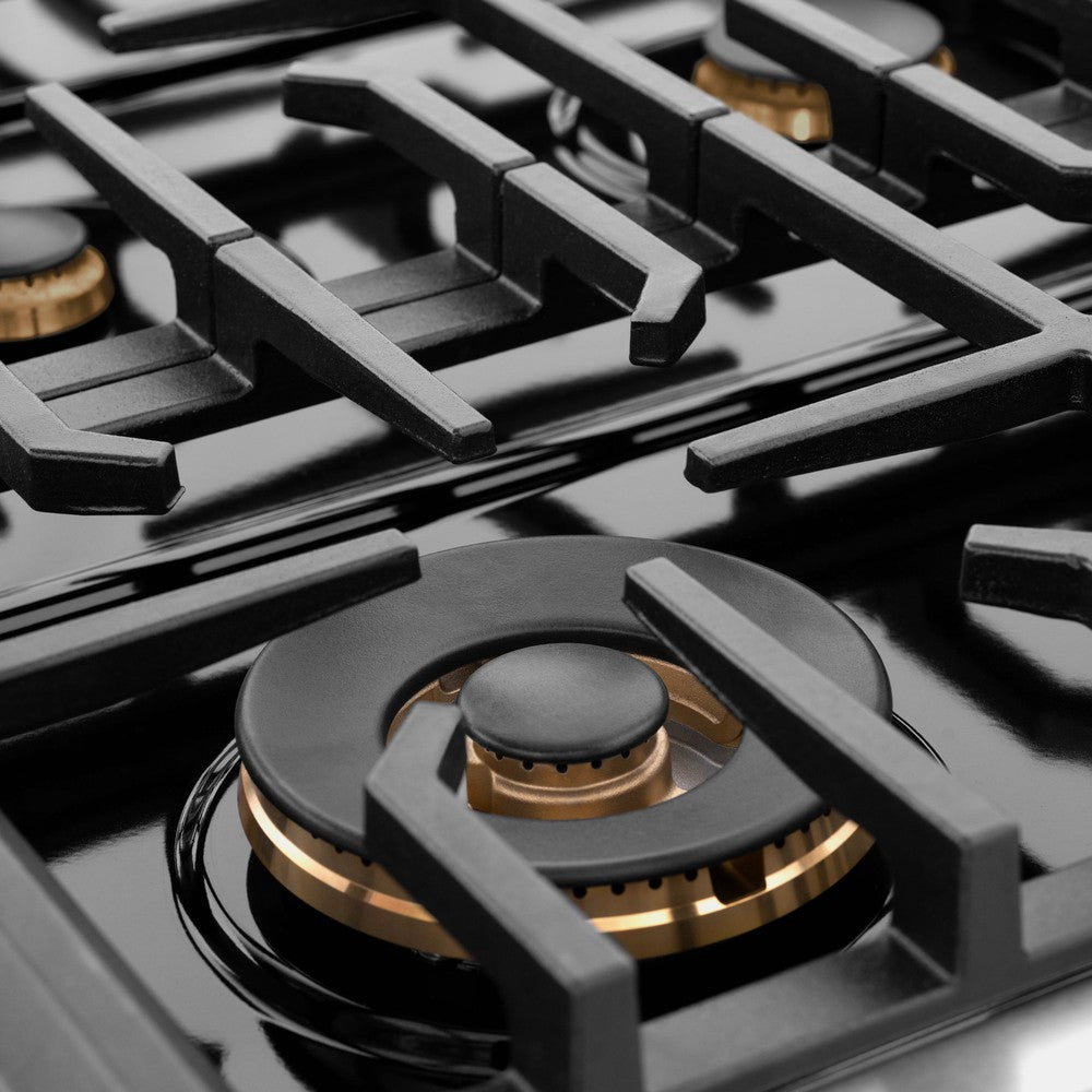Autograph Edition 48 In. 6.7 Cu. Ft. Paramount Double Oven Dual Fuel Range With 8 Burner Gas Cooktop In Stainless Steel With White Matte Doors And Polished Gold Accents SDRZWM48G