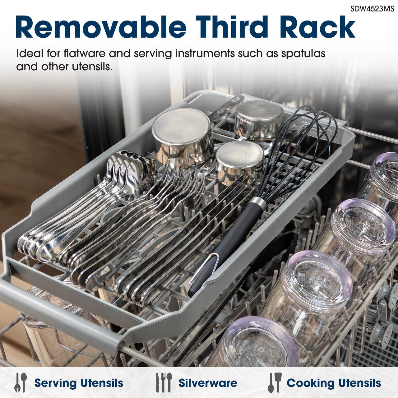 18 In. Stainless Steel 47 Db Dishwasher SDW4523MS