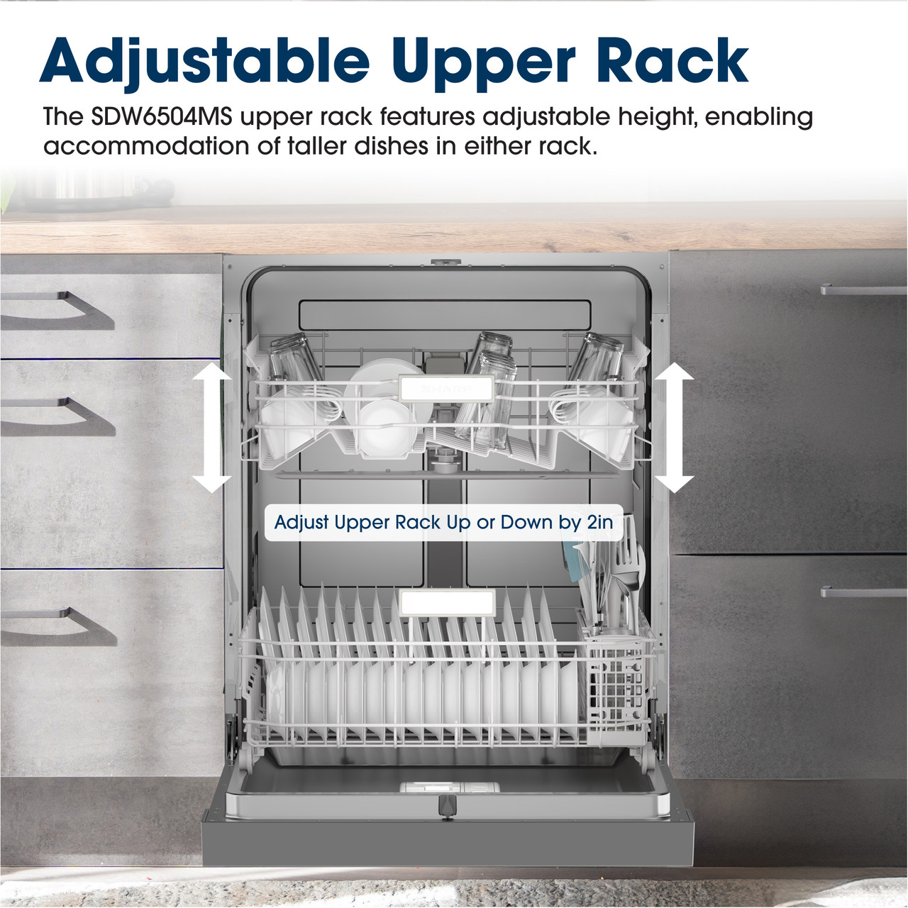 24 In. Stainless Steel Hybrid 52db Dishwasher SDW6504MS