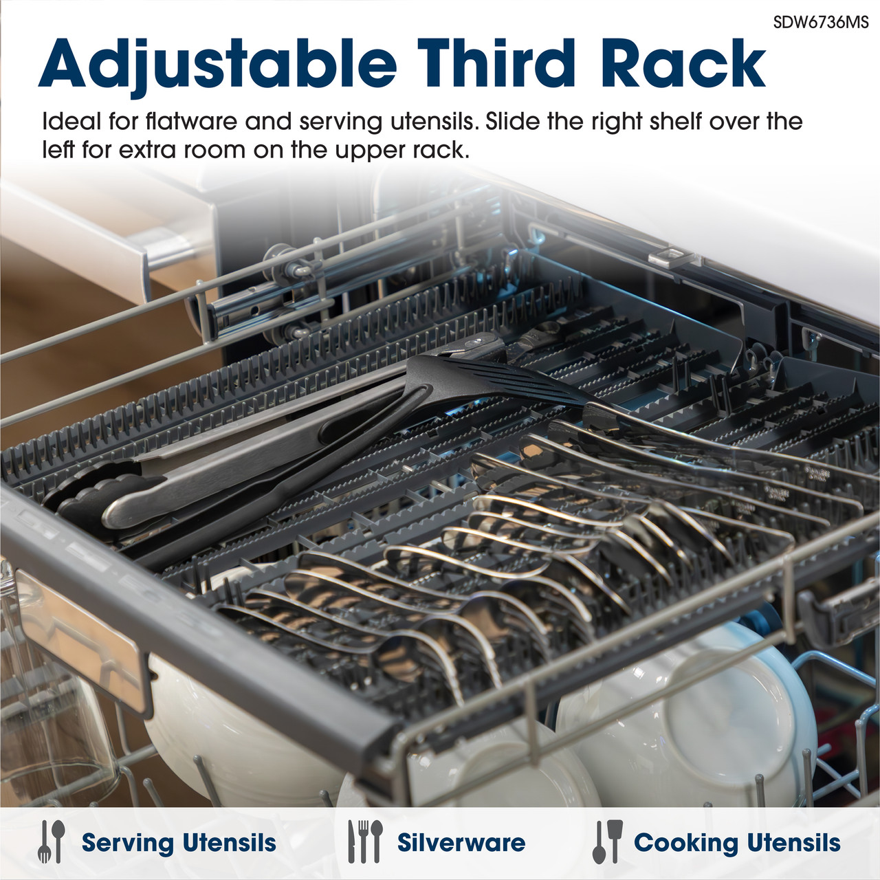 24 In. Stainless Steel 47db Dishwasher SDW6736MS