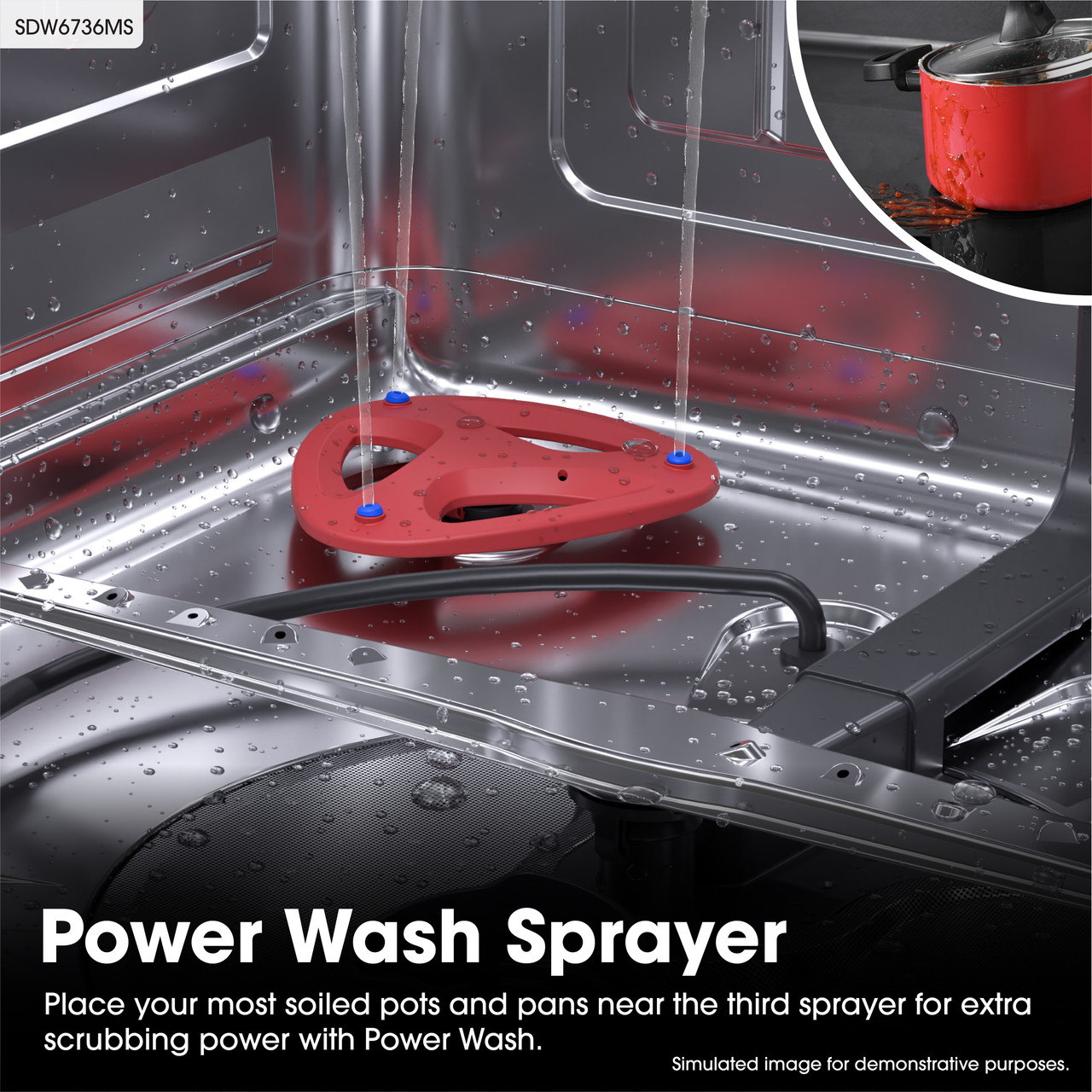 24 In. Stainless Steel 47db Dishwasher SDW6736MS