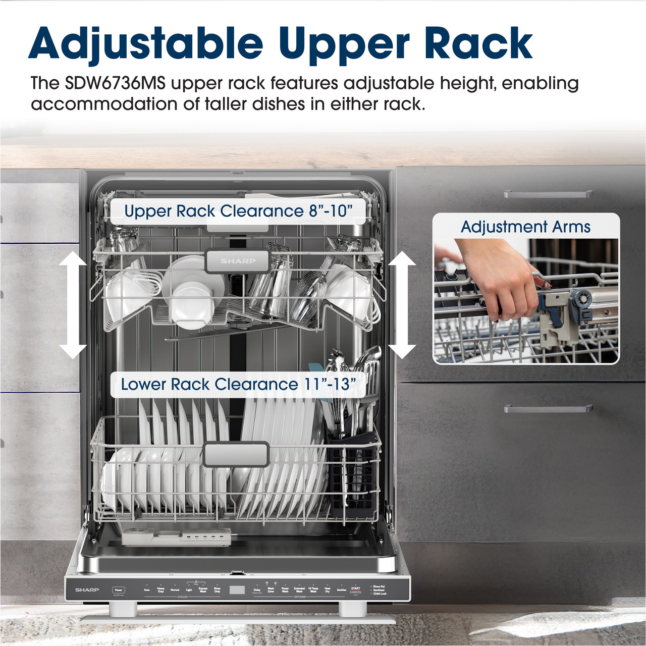 24 In. Stainless Steel 47db Dishwasher SDW6736MS