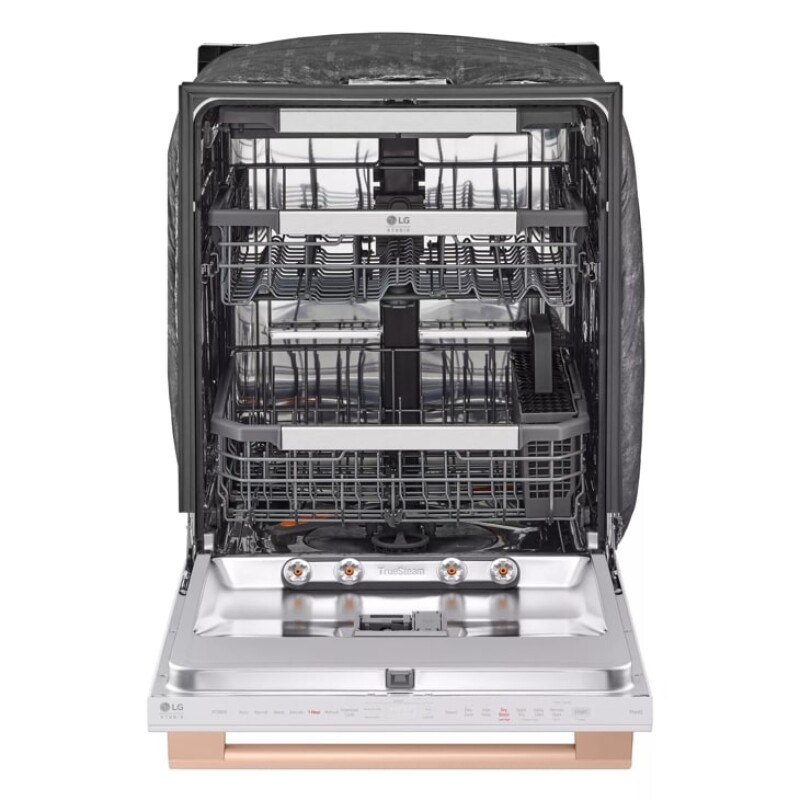 LG STUDIO Smart Top Control Dishwasher with 1-Hour Wash & Dry, QuadWash® Pro, TrueSteam® and Dynamic Heat Dry™ SDWB24W3