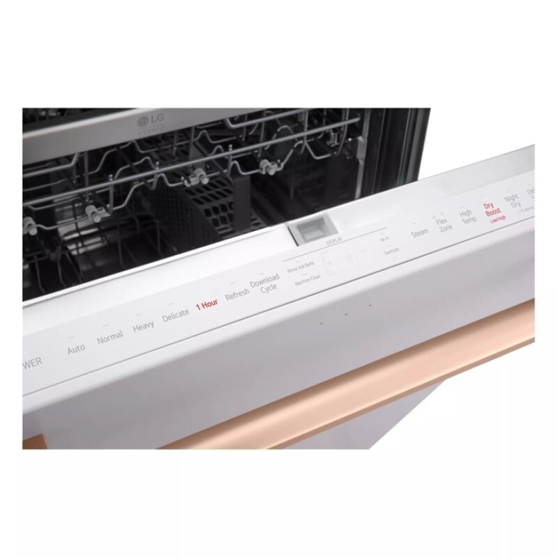 LG STUDIO Smart Top Control Dishwasher with 1-Hour Wash & Dry, QuadWash® Pro, TrueSteam® and Dynamic Heat Dry™ SDWB24W3