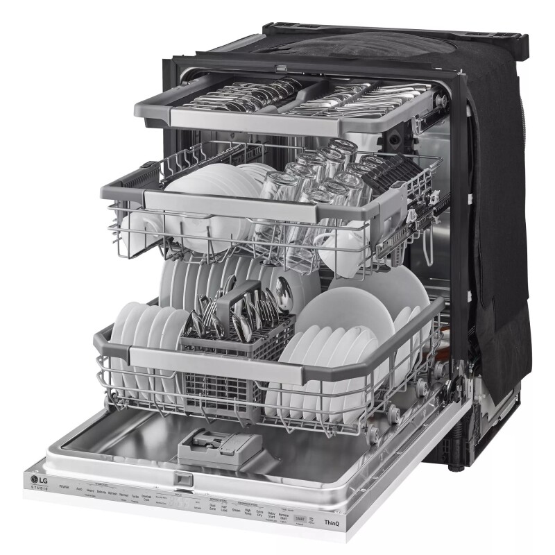 LG STUDIO Panel Ready Top Control Dishwasher with TrueSteam® SDWD24P3