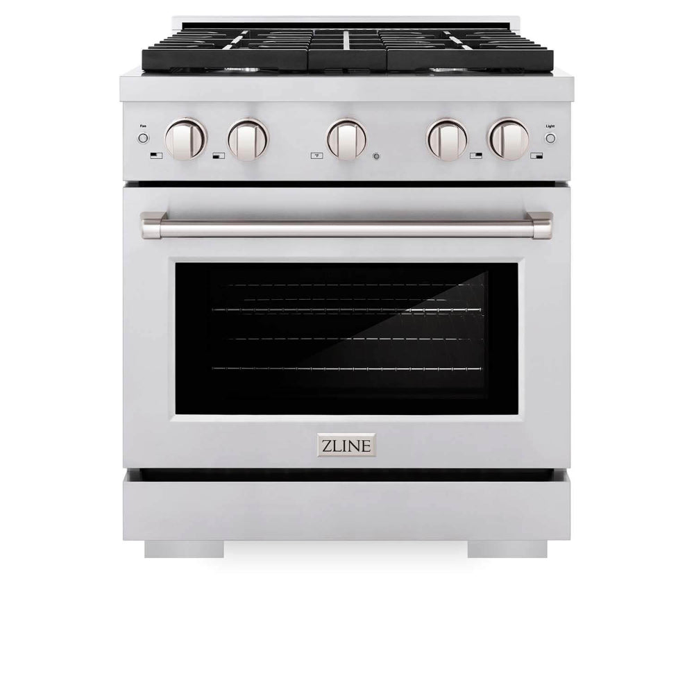 30in. 4.2 cu. ft. 4 Burner Gas Range with Convection Gas Oven in Stainless Steel SGR30