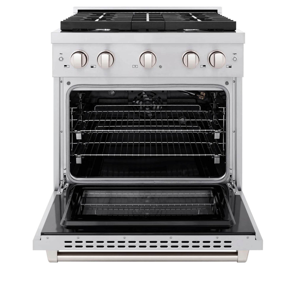 30in. 4.2 cu. ft. 4 Burner Gas Range with Convection Gas Oven in Stainless Steel SGR30