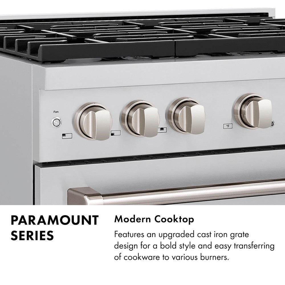 48in. 6.7 cu. ft. 8 Burner Double Oven Gas Range in Stainless Steel SGR48