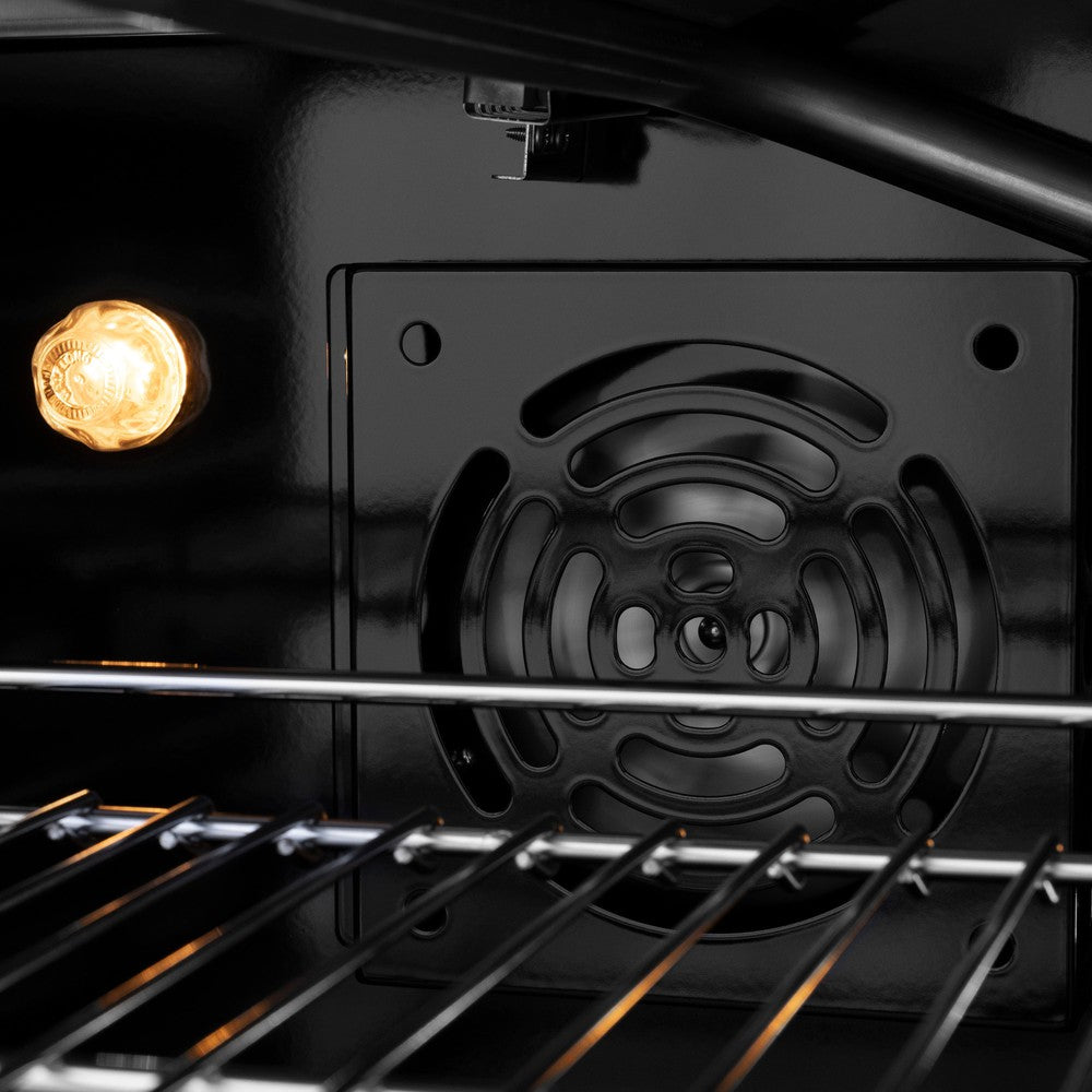 30 In. 4.2 Cu. Ft. Paramount Gas Range With 4 Burner Cooktop And Convection Gas Oven In Black Stainless Steel SGRB30