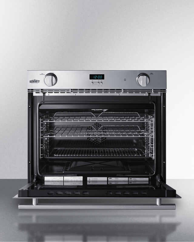 Summit 27" Wide Gas Wall Oven Stainless Steel SGWOGD27 Picture 1
