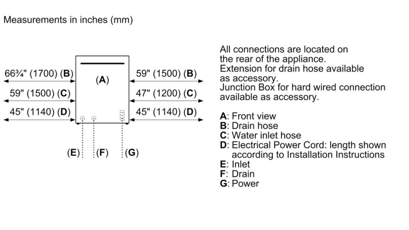 800 Series Dishwasher 24'' SHV78B73UC